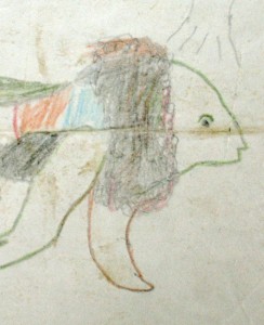 Lion Drawing, Kibale, Uganda Lion Drawing, Kibale, Uganda