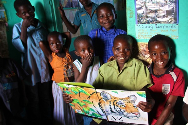 Ed. kids at Nabweya Science Center